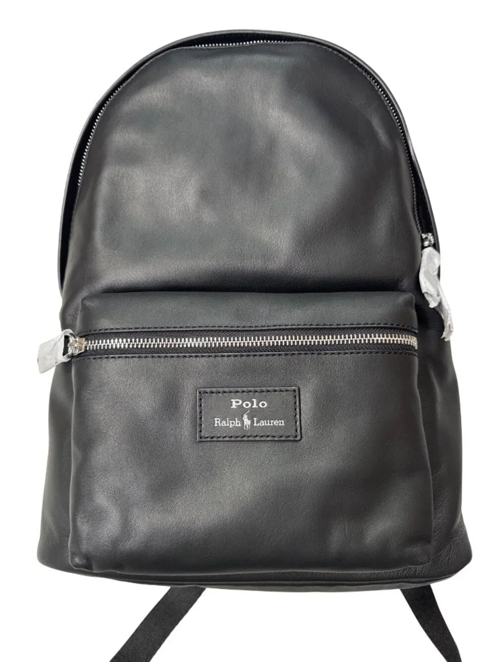 Polo Ralph Lauren Smooth Leather Backpack Black Size Ones Size